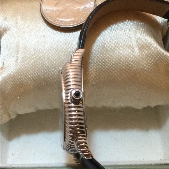 Judith Ripka Sterling and MOP Double Heart Watch - Picture 6 of 11